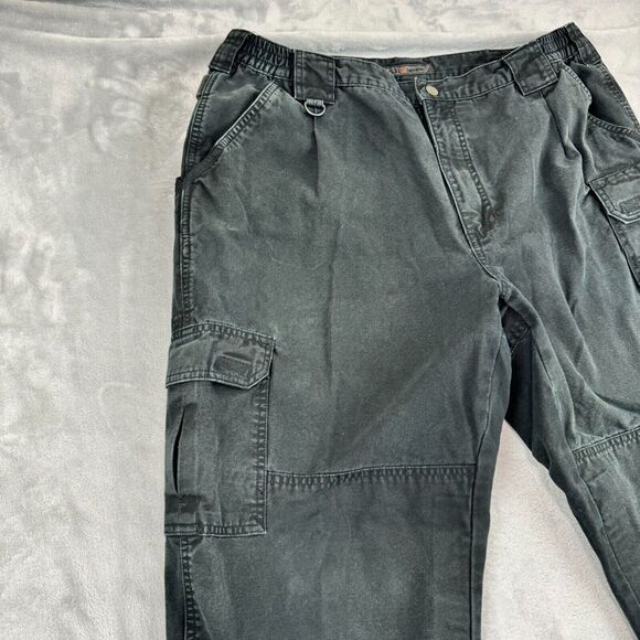 5.11 Tactical Cargo Pants Mens 38x30 Cotton Canvas Workwear Military Double Knee - Picture 8 of 16